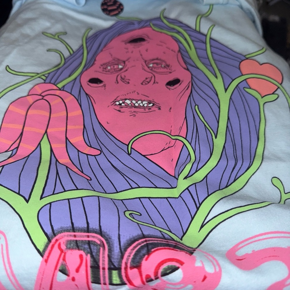 Graphic Tee with Surreal Design
